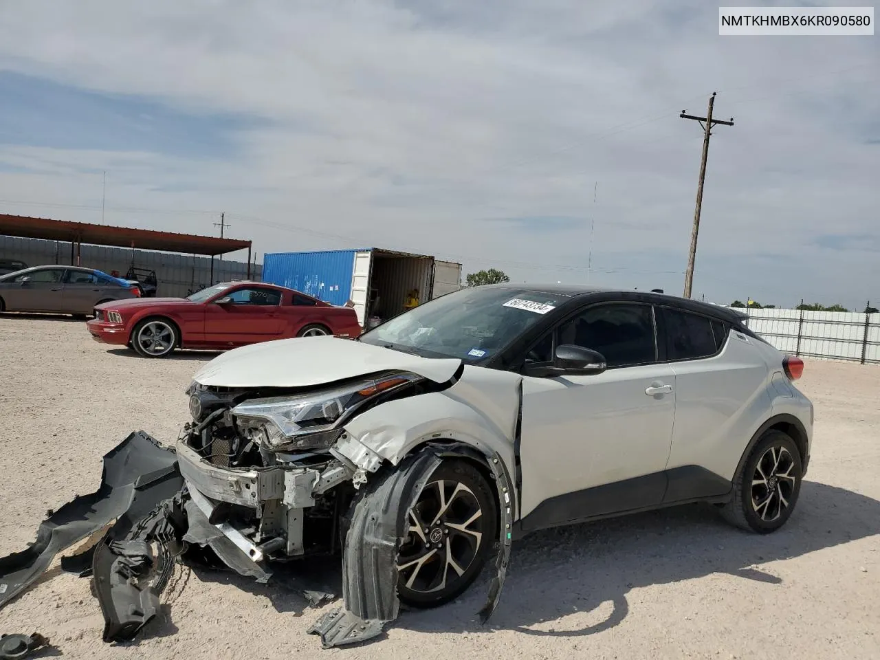 2019 Toyota C-Hr Xle VIN: NMTKHMBX6KR090580 Lot: 60743734