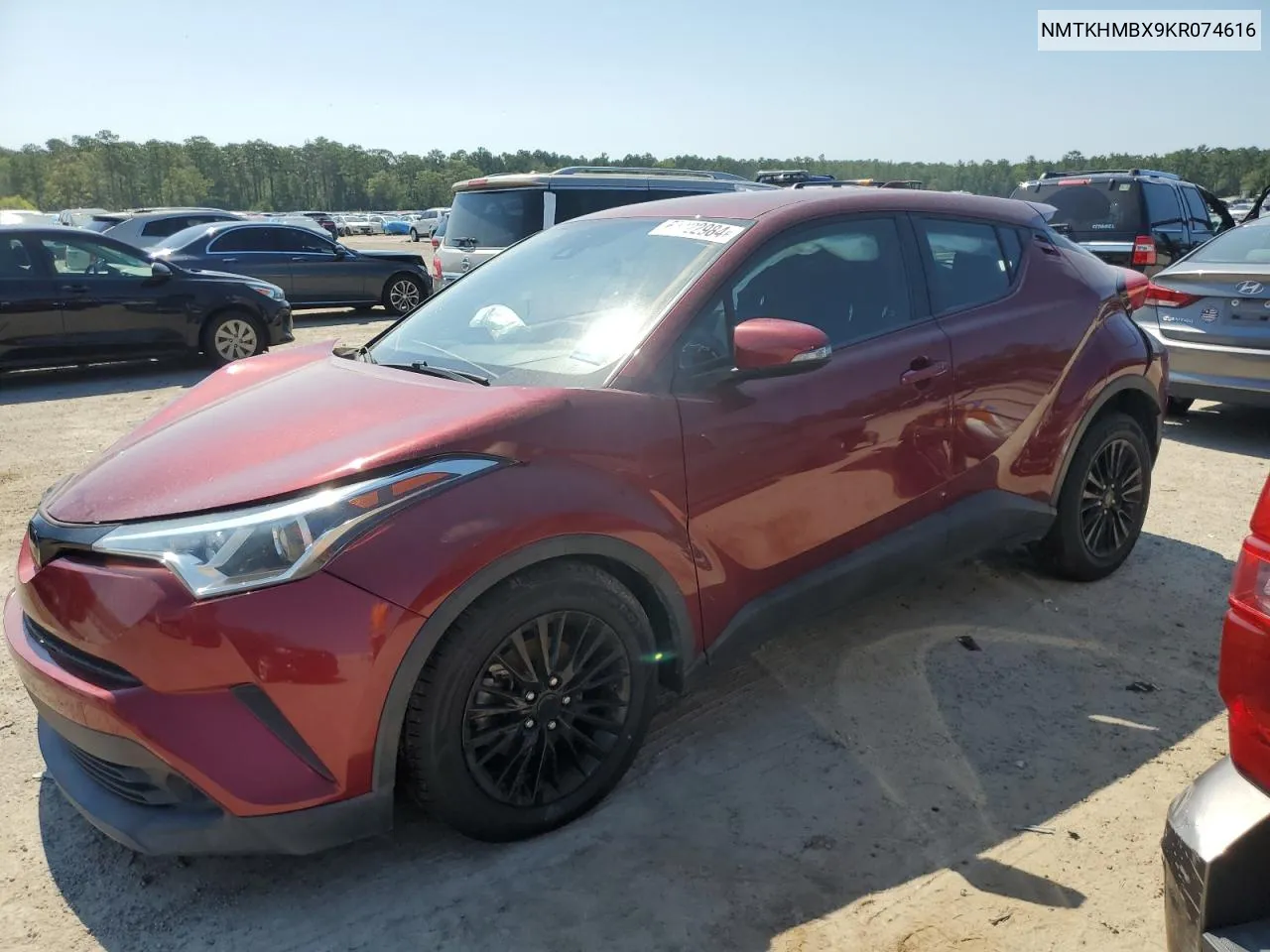 2019 Toyota C-Hr Xle VIN: NMTKHMBX9KR074616 Lot: 67722984