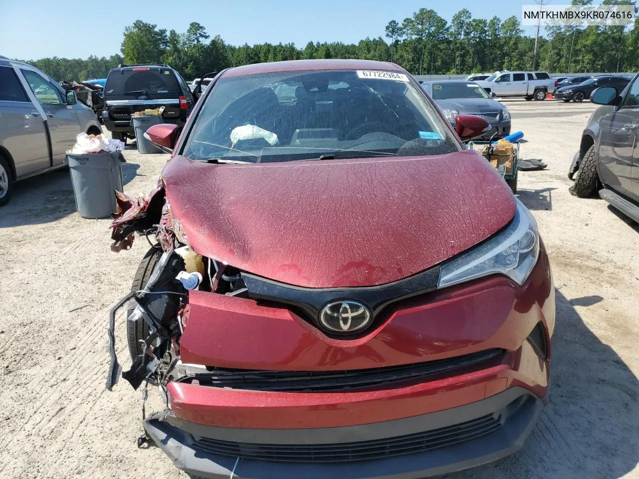 NMTKHMBX9KR074616 2019 Toyota C-Hr Xle