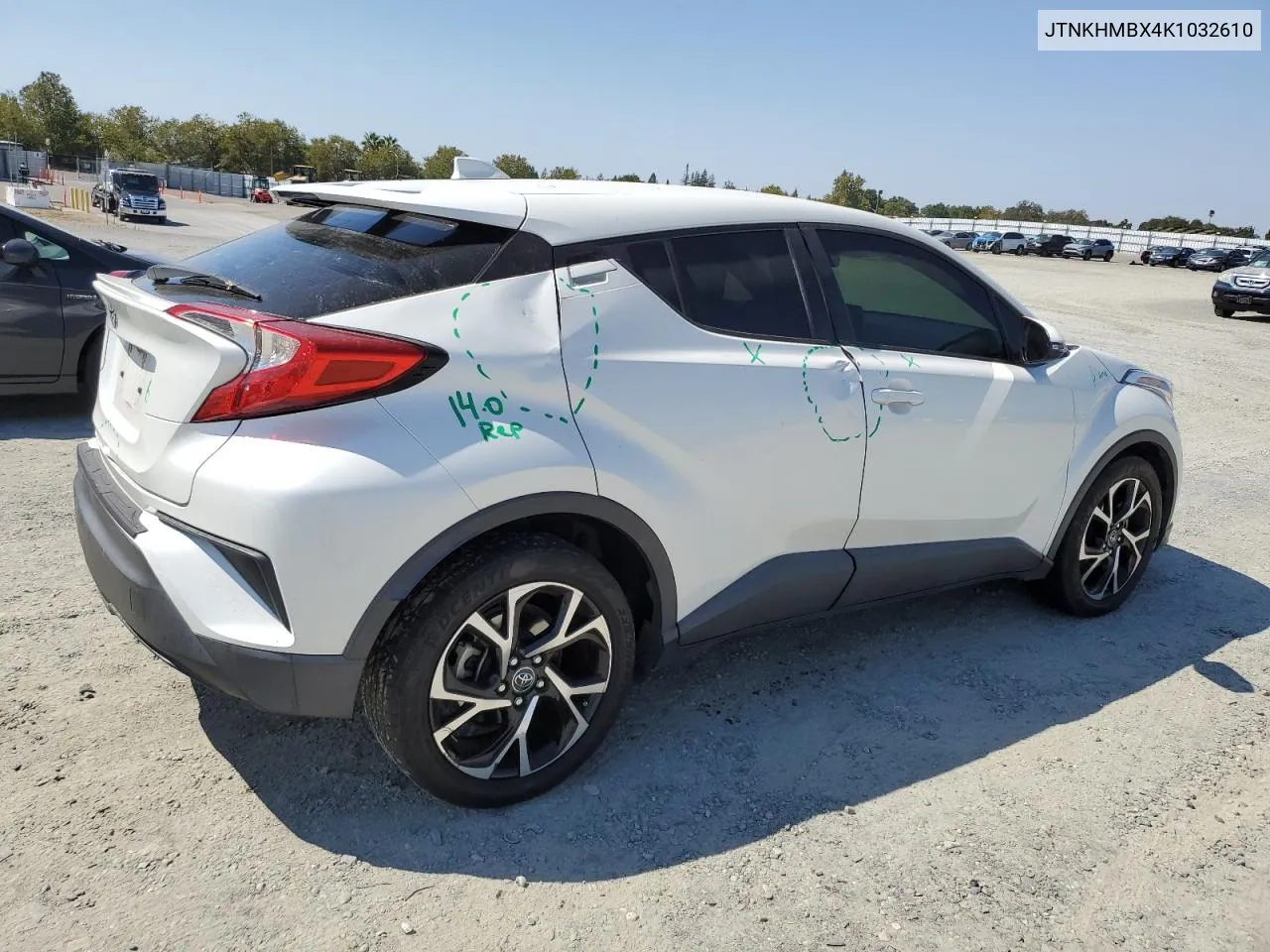 2019 Toyota C-Hr Xle VIN: JTNKHMBX4K1032610 Lot: 69846964