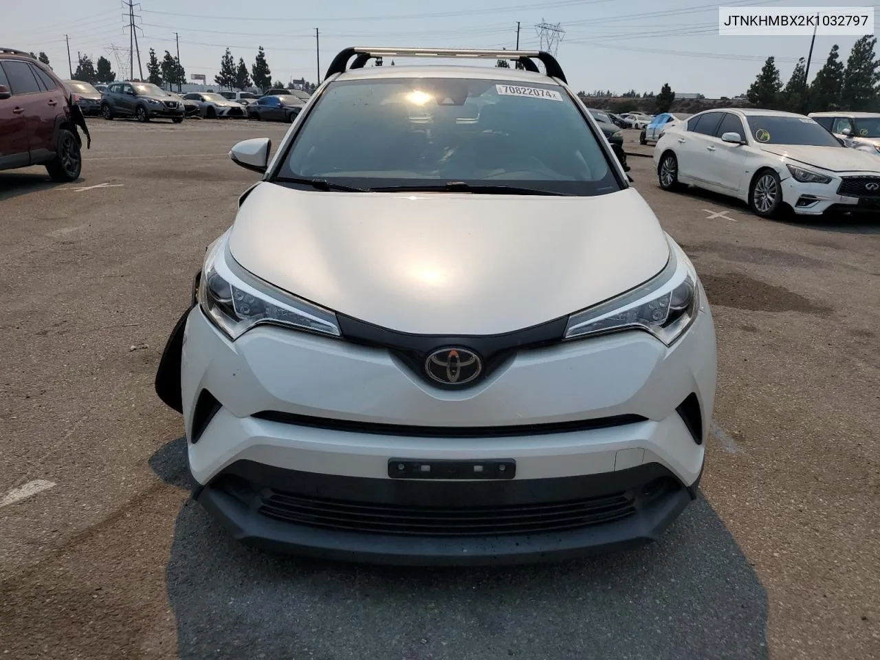 2019 Toyota C-Hr Xle VIN: JTNKHMBX2K1032797 Lot: 70822074