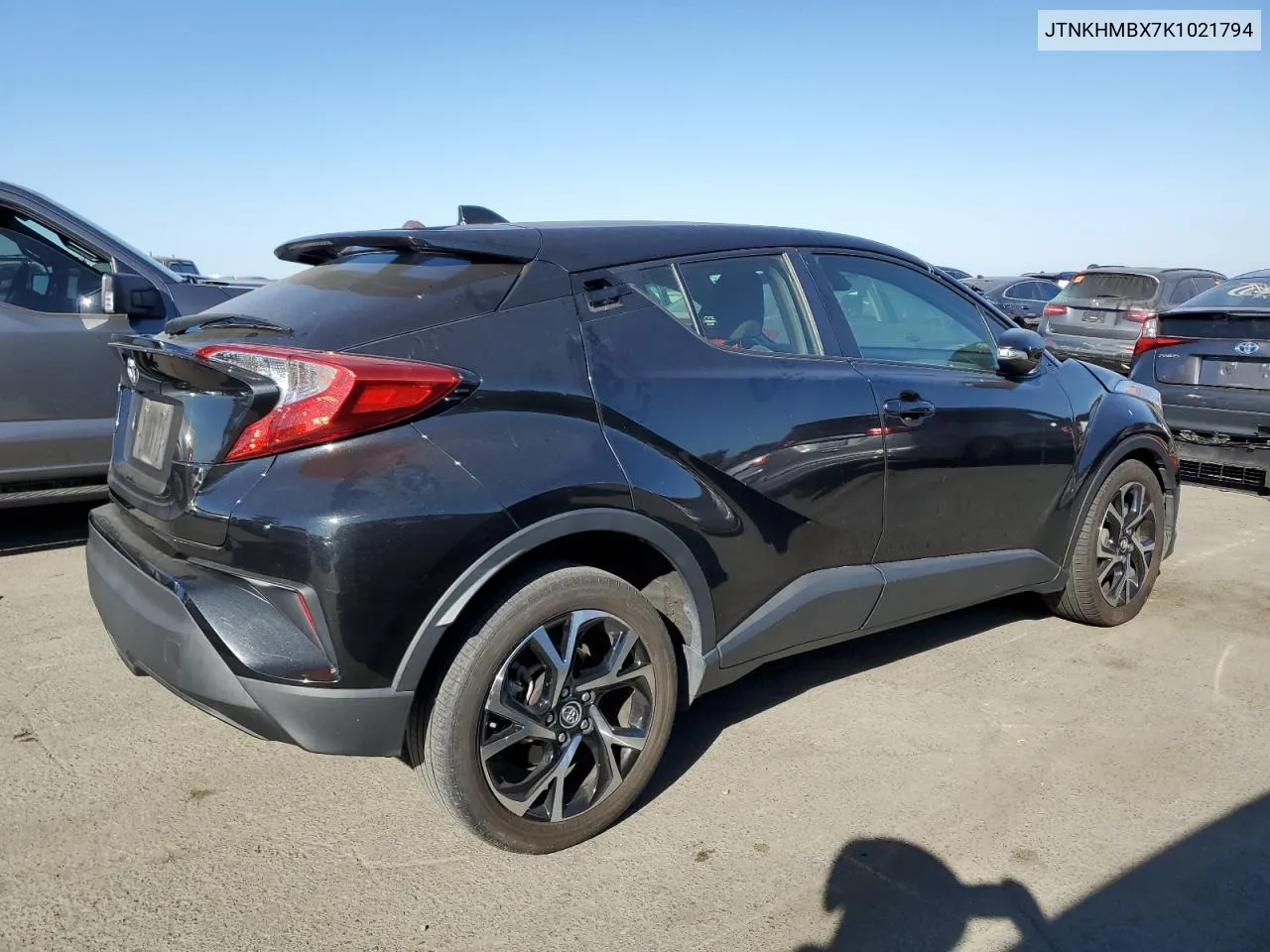 2019 Toyota C-Hr Xle VIN: JTNKHMBX7K1021794 Lot: 72024744