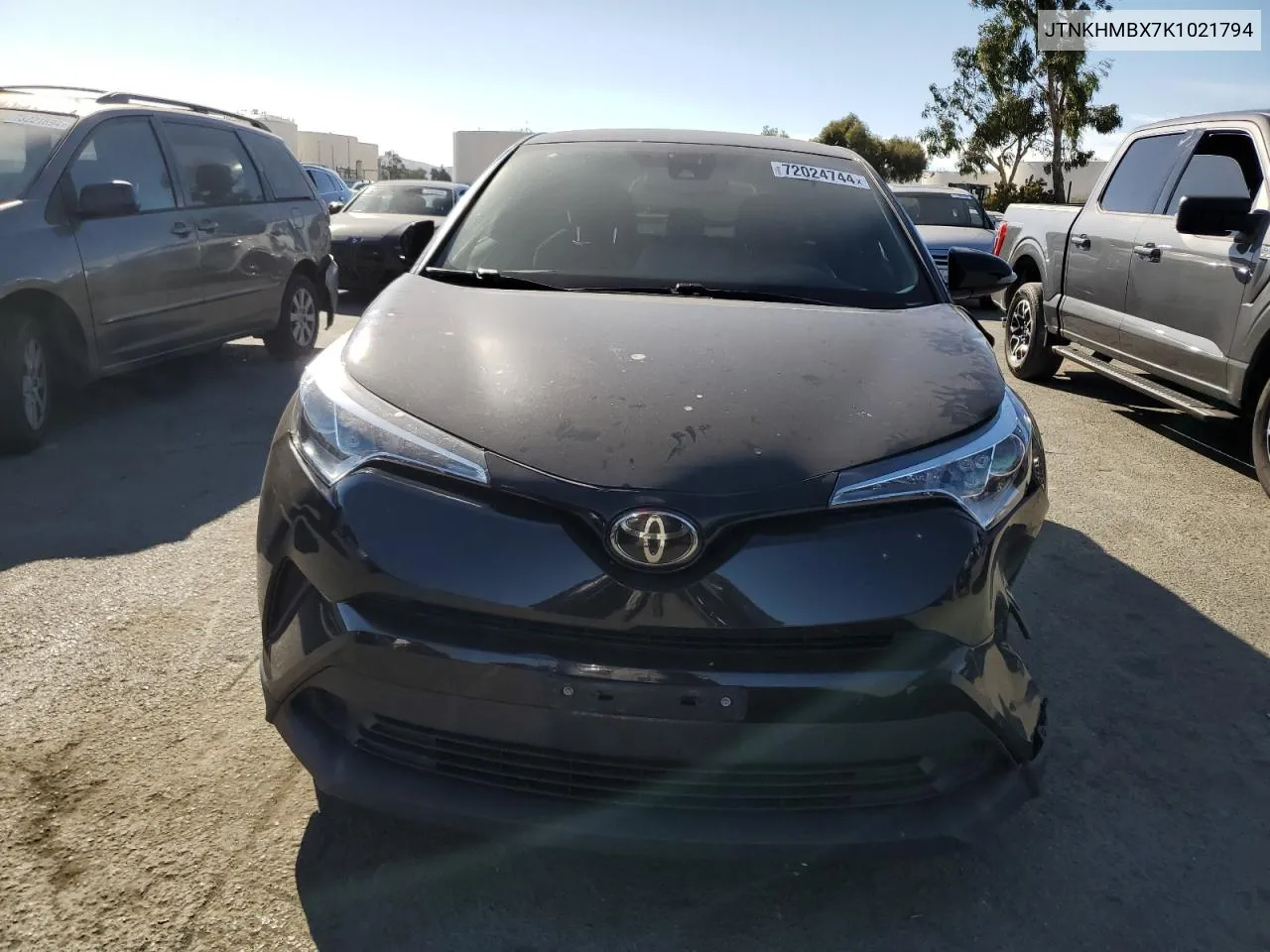 2019 Toyota C-Hr Xle VIN: JTNKHMBX7K1021794 Lot: 72024744