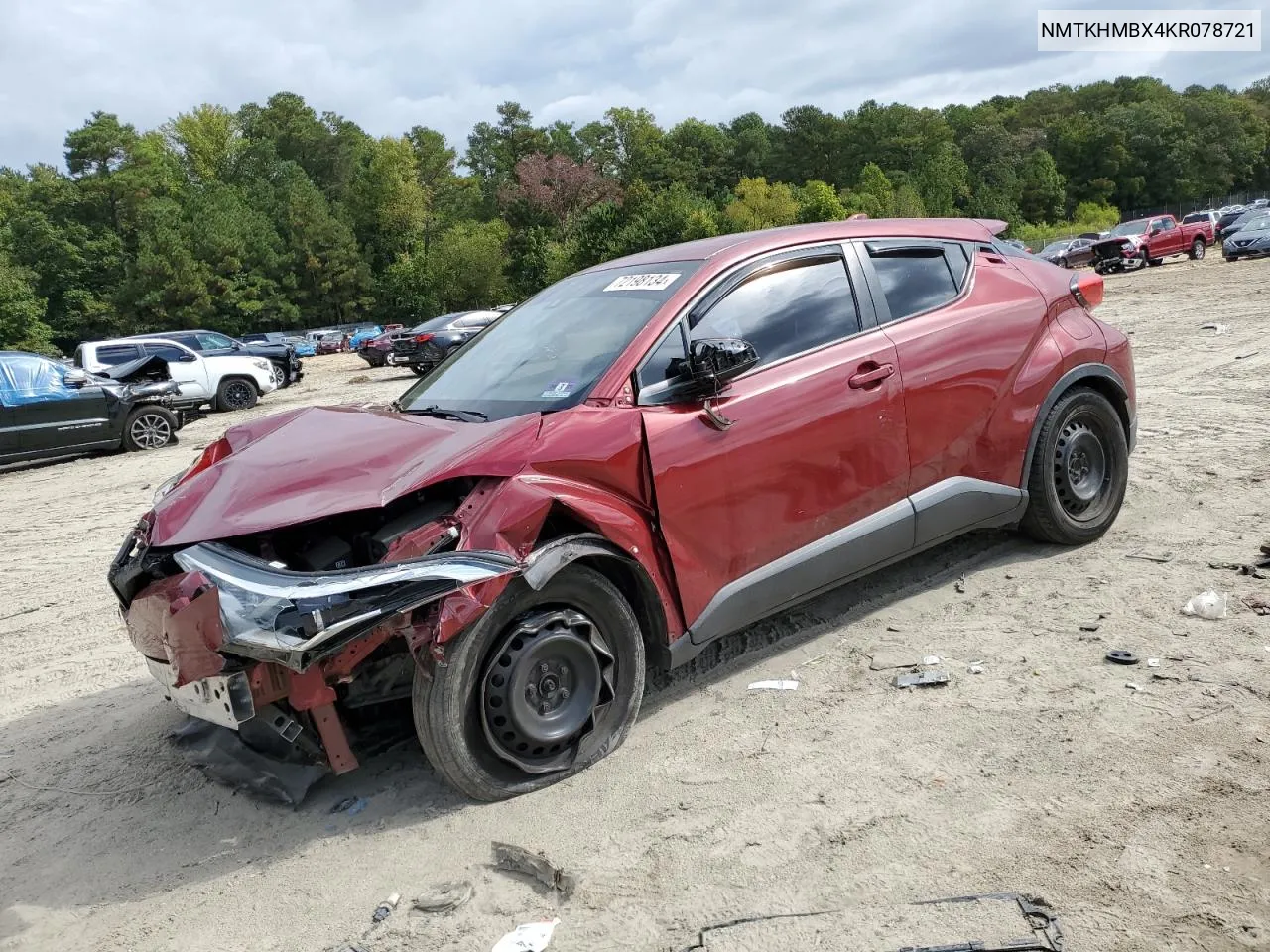 NMTKHMBX4KR078721 2019 Toyota C-Hr Xle