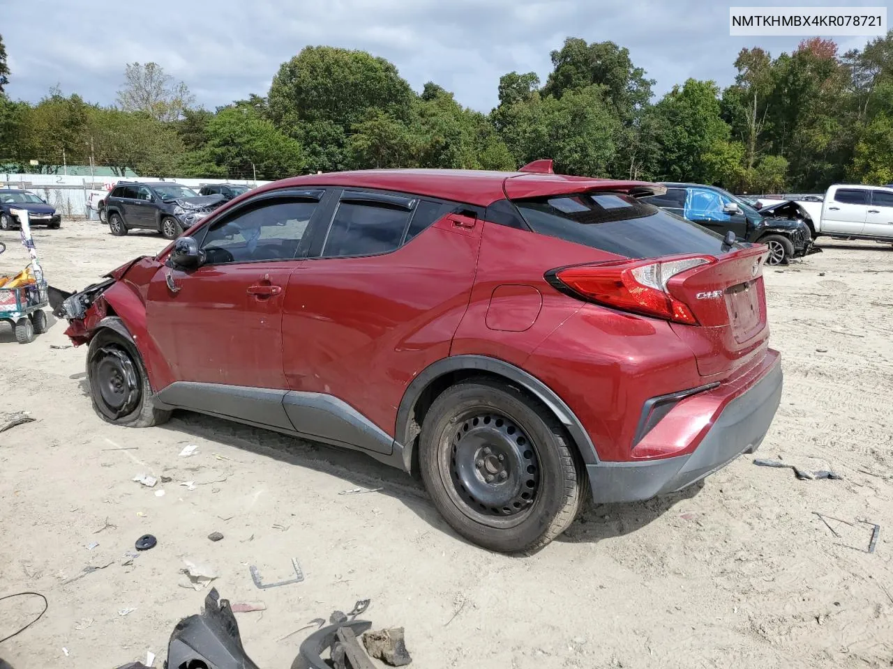 NMTKHMBX4KR078721 2019 Toyota C-Hr Xle