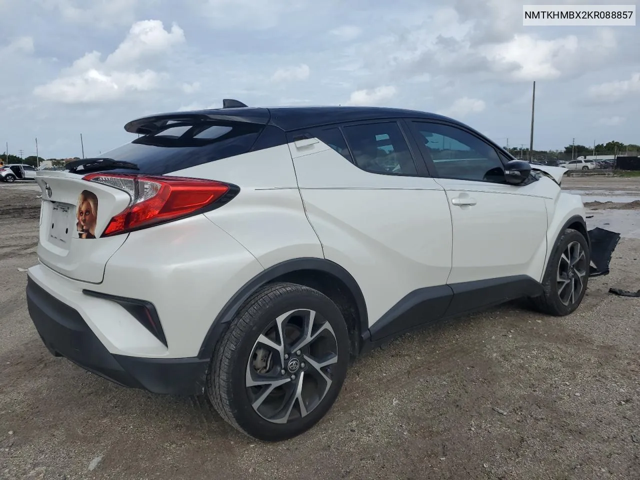 2019 Toyota C-Hr Xle VIN: NMTKHMBX2KR088857 Lot: 73197014