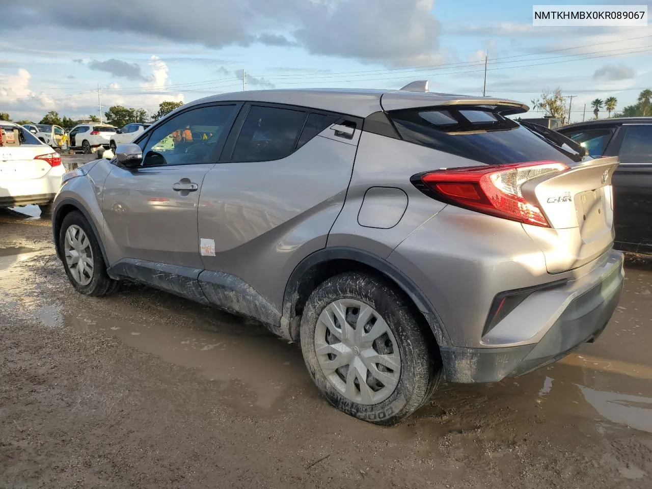 2019 Toyota C-Hr Xle VIN: NMTKHMBX0KR089067 Lot: 73738524