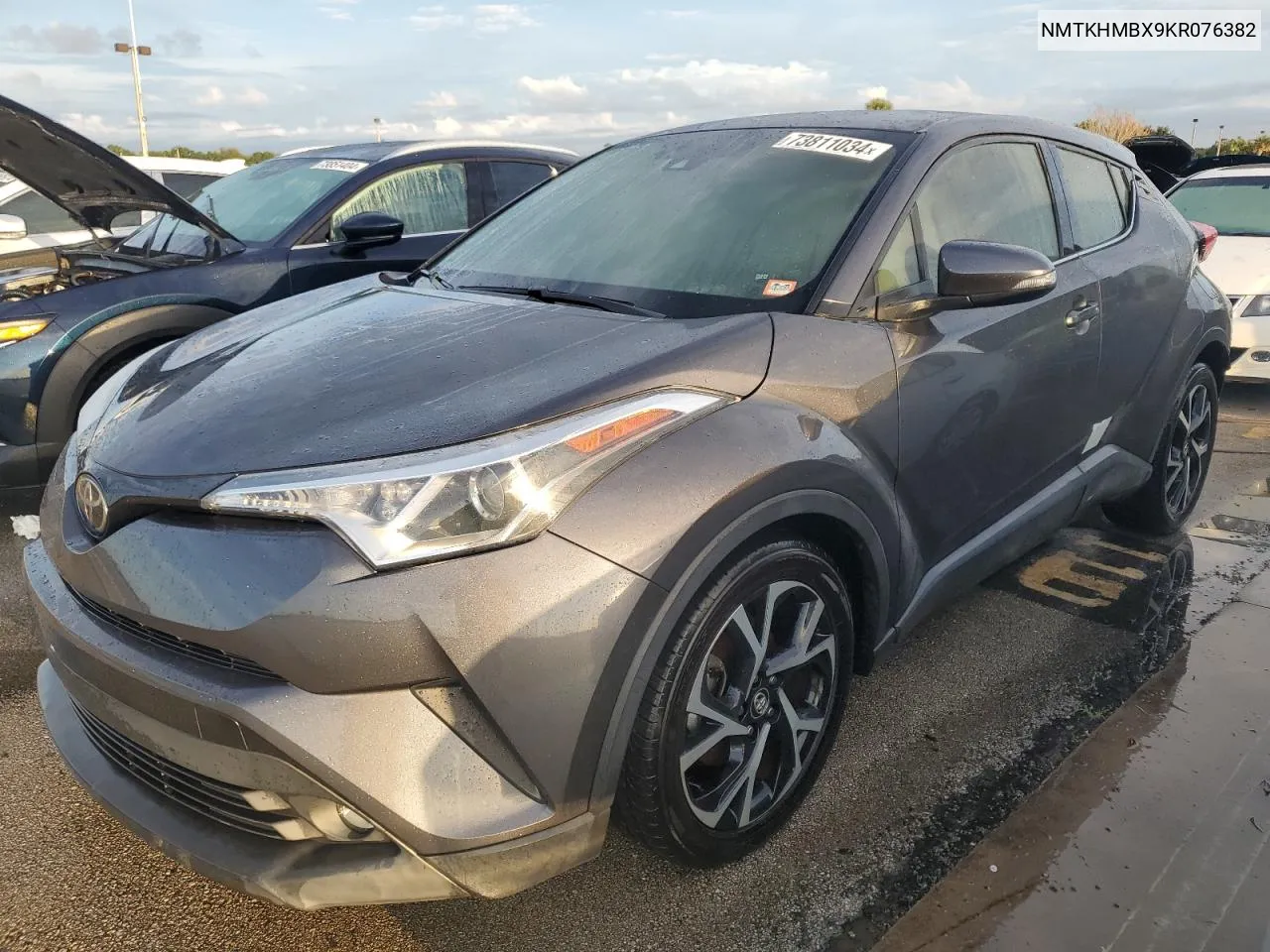 2019 Toyota C-Hr Xle VIN: NMTKHMBX9KR076382 Lot: 73811034