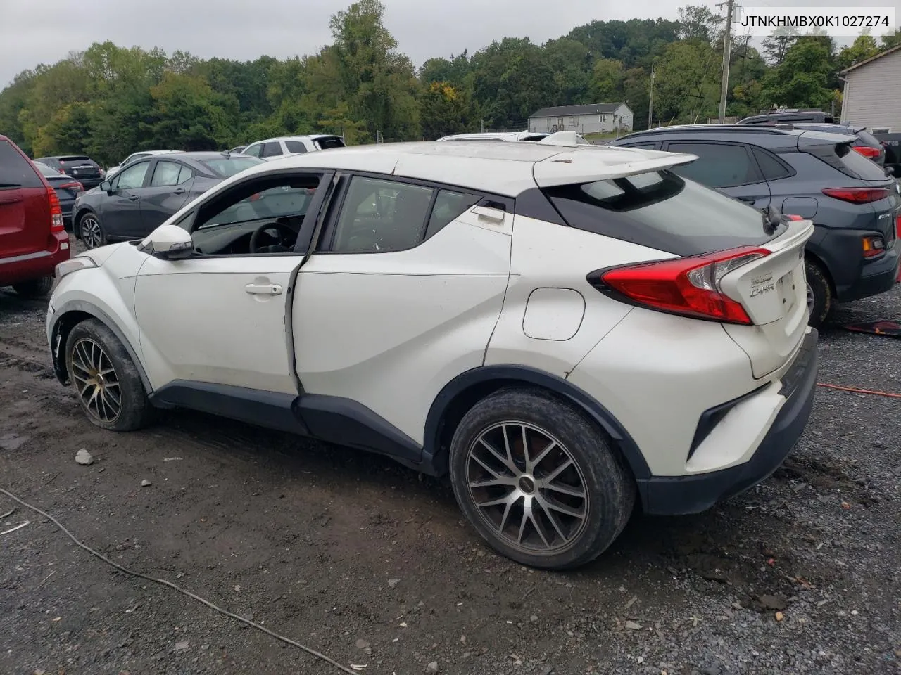 JTNKHMBX0K1027274 2019 Toyota C-Hr Xle