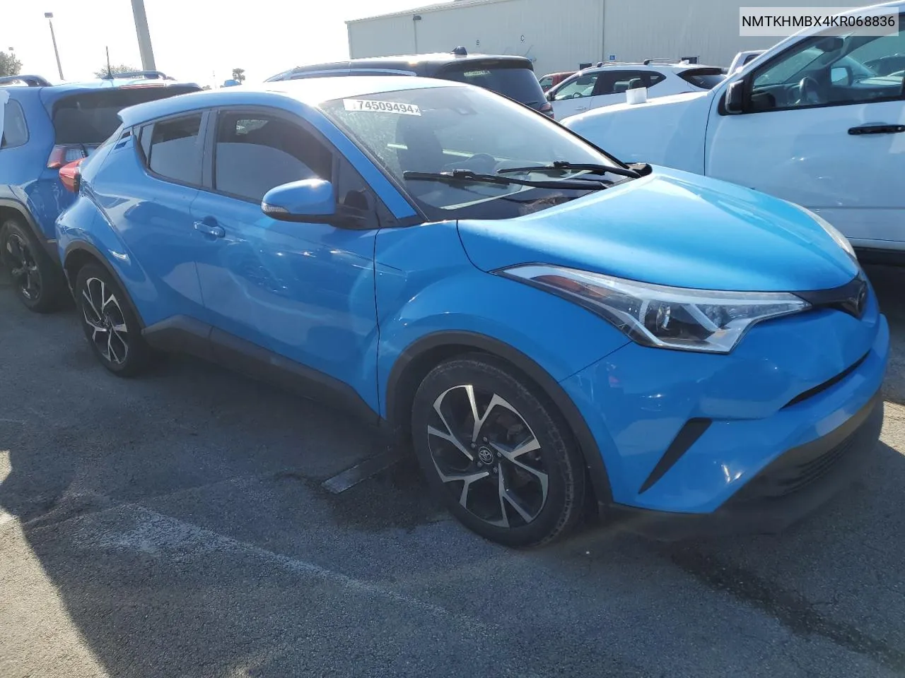 2019 Toyota C-Hr Xle VIN: NMTKHMBX4KR068836 Lot: 74509494