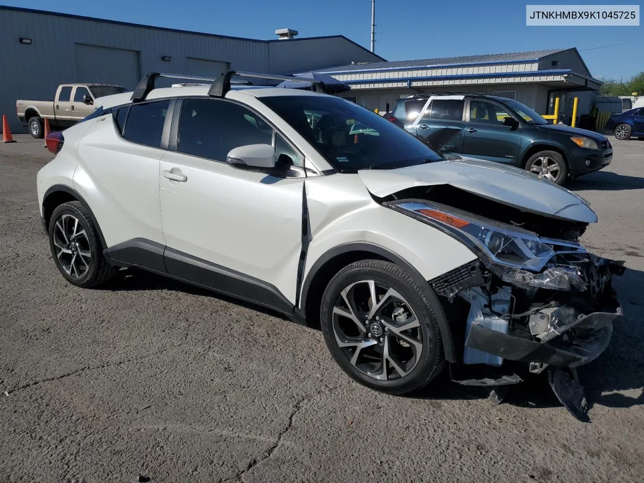 2019 Toyota C-Hr Xle VIN: JTNKHMBX9K1045725 Lot: 74542314