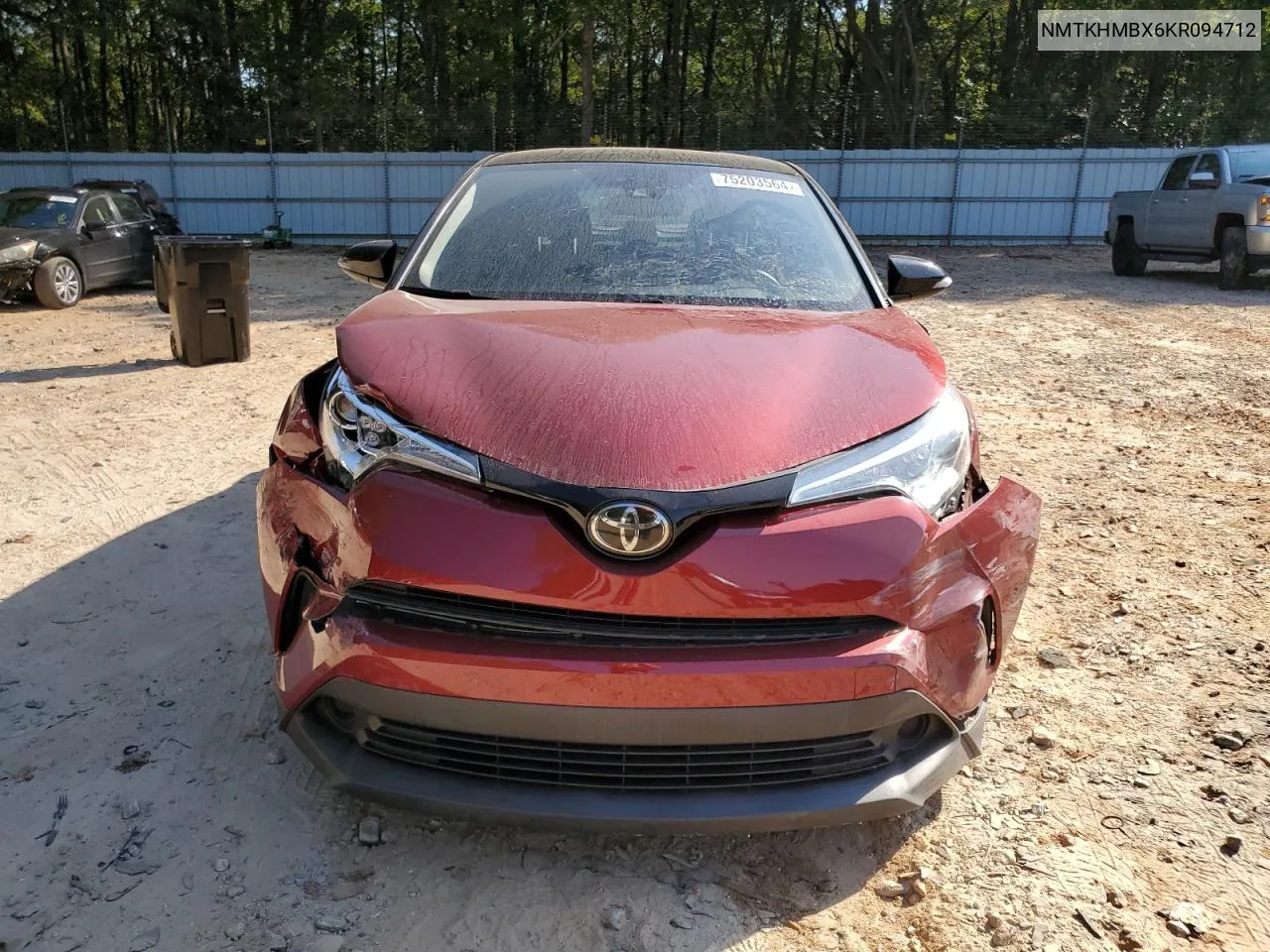 2019 Toyota C-Hr Xle VIN: NMTKHMBX6KR094712 Lot: 75203564