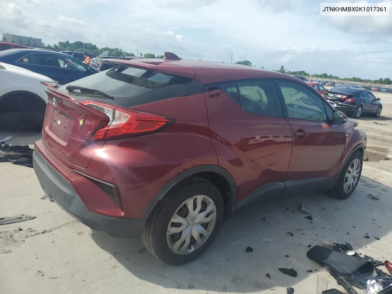 2019 Toyota C-Hr Xle VIN: JTNKHMBX0K1017361 Lot: 75254354