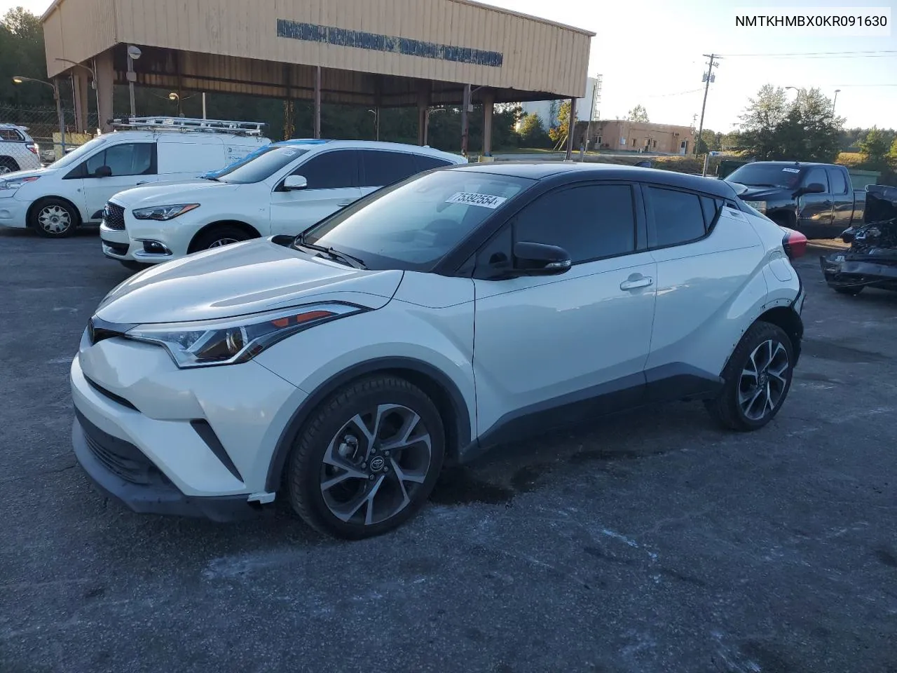 2019 Toyota C-Hr Xle VIN: NMTKHMBX0KR091630 Lot: 75392554