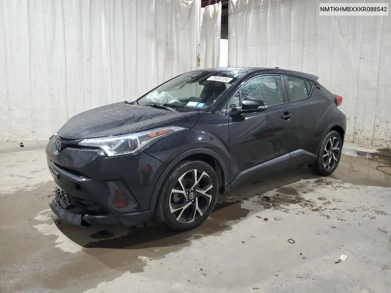 2019 Toyota C-Hr Xle VIN: NMTKHMBXXKR088542 Lot: 75650154