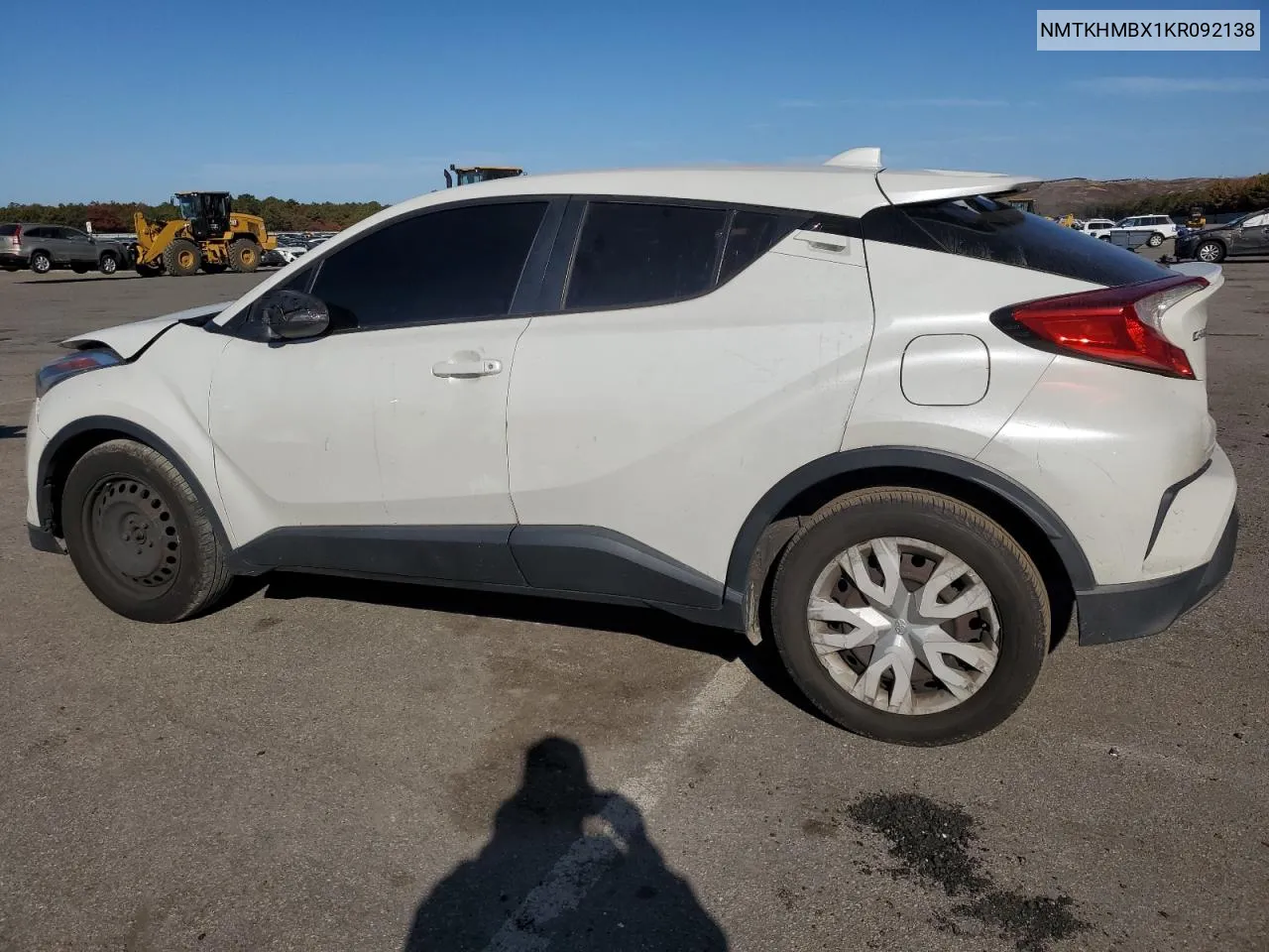 2019 Toyota C-Hr Xle VIN: NMTKHMBX1KR092138 Lot: 75955624