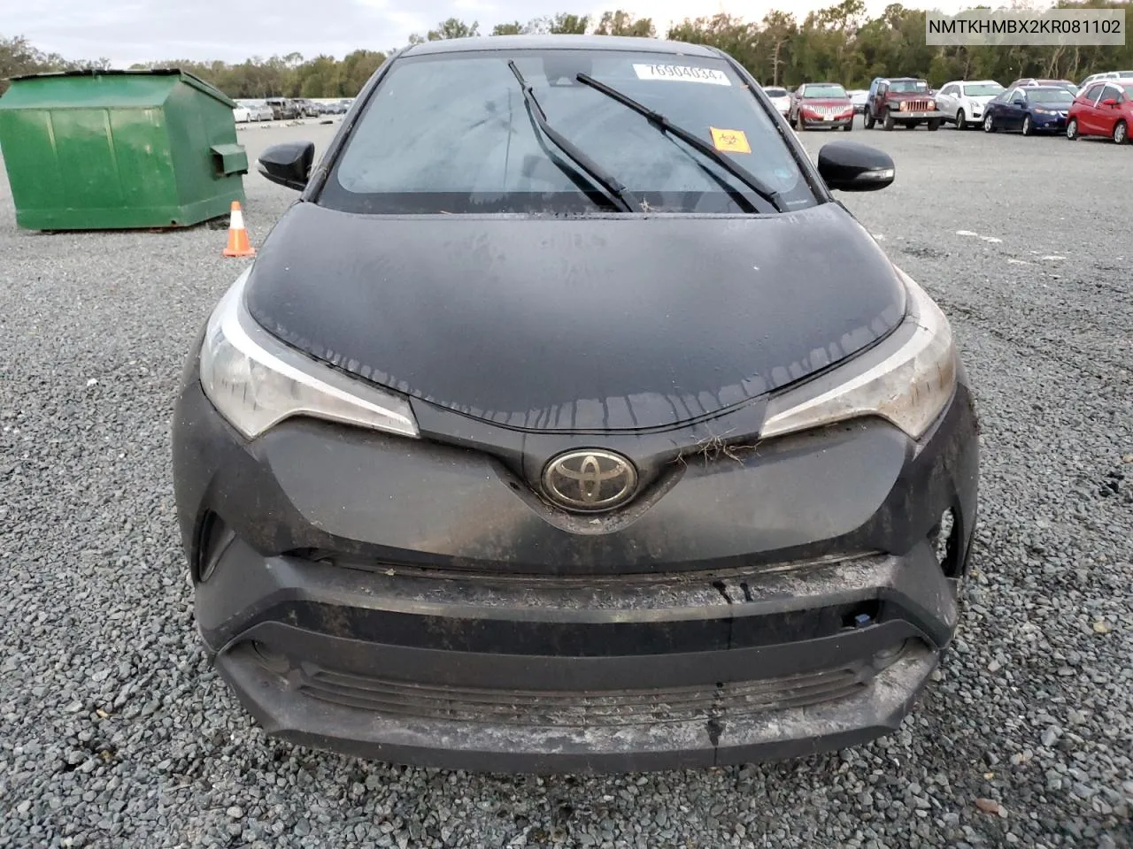 2019 Toyota C-Hr Xle VIN: NMTKHMBX2KR081102 Lot: 76904034