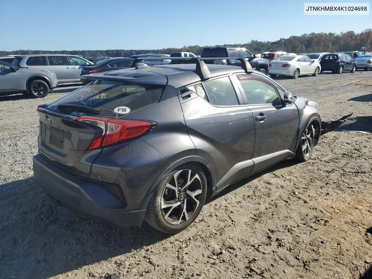 2019 Toyota C-Hr Xle VIN: JTNKHMBX4K1024698 Lot: 77475154