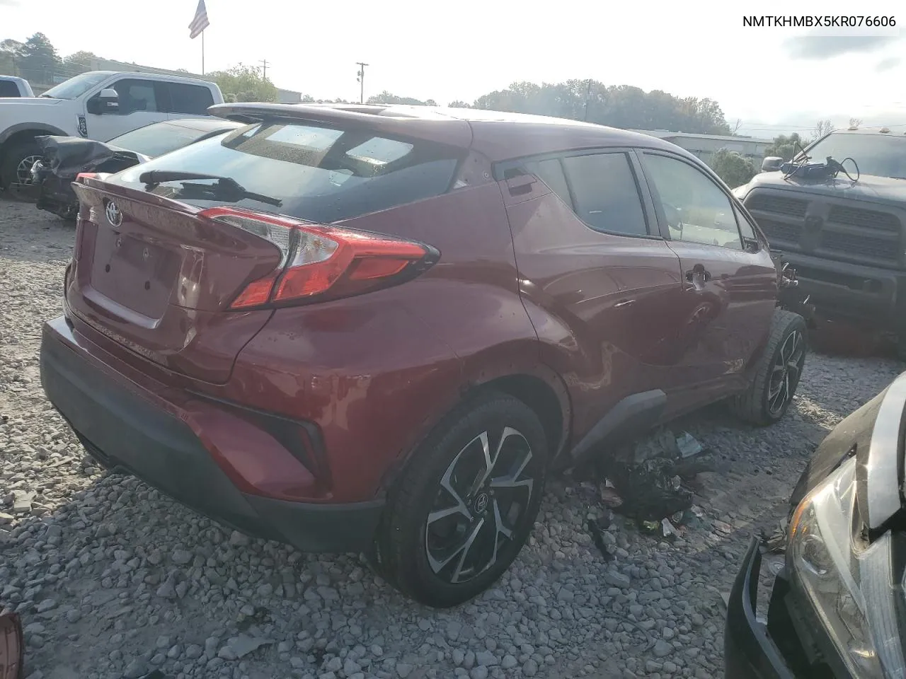 2019 Toyota C-Hr Xle VIN: NMTKHMBX5KR076606 Lot: 77806634