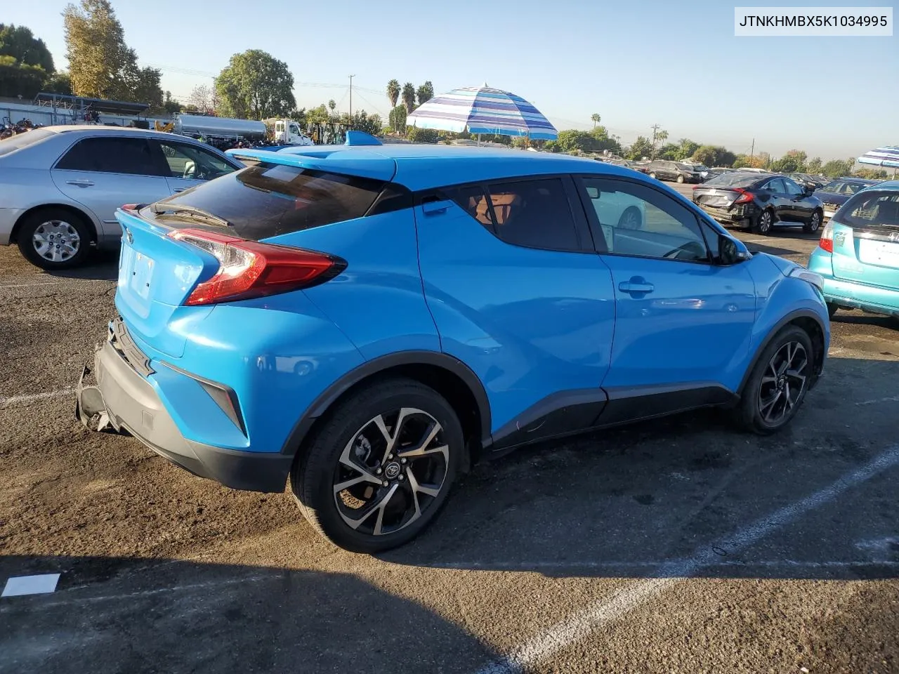 2019 Toyota C-Hr Xle VIN: JTNKHMBX5K1034995 Lot: 77993724