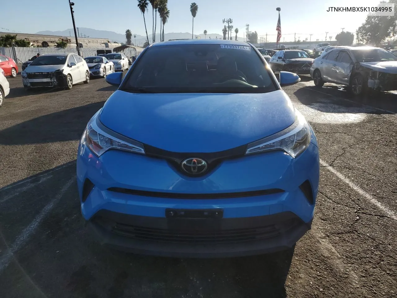 2019 Toyota C-Hr Xle VIN: JTNKHMBX5K1034995 Lot: 77993724