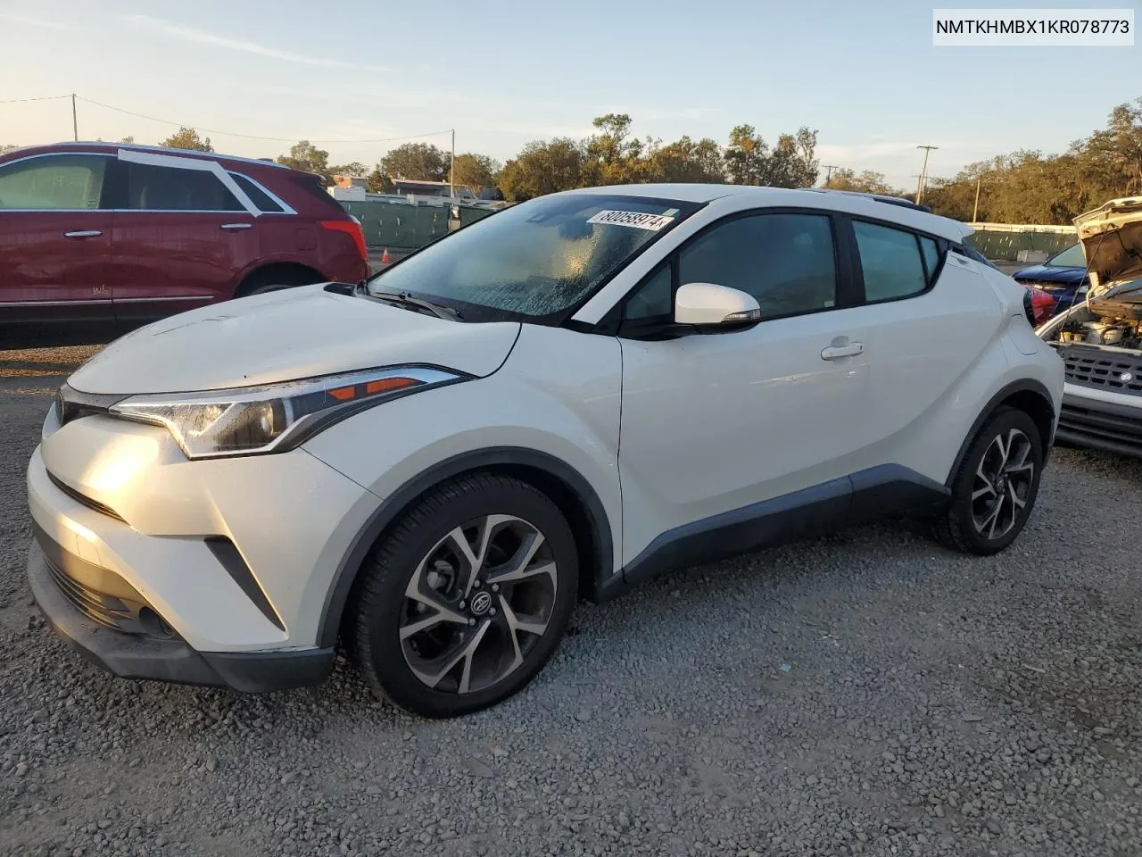 2019 Toyota C-Hr Xle VIN: NMTKHMBX1KR078773 Lot: 80058974