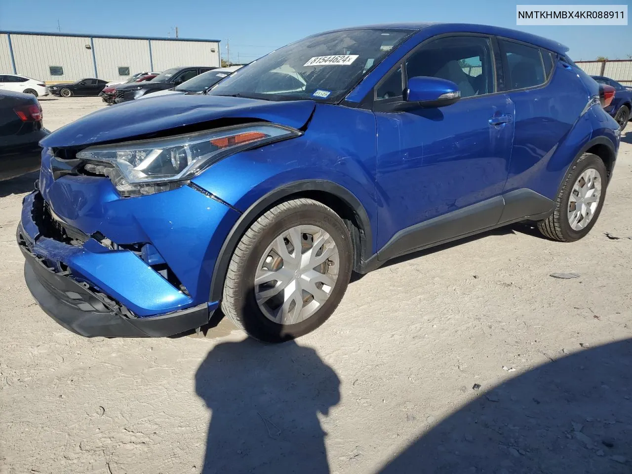 2019 Toyota C-Hr Xle VIN: NMTKHMBX4KR088911 Lot: 81544624