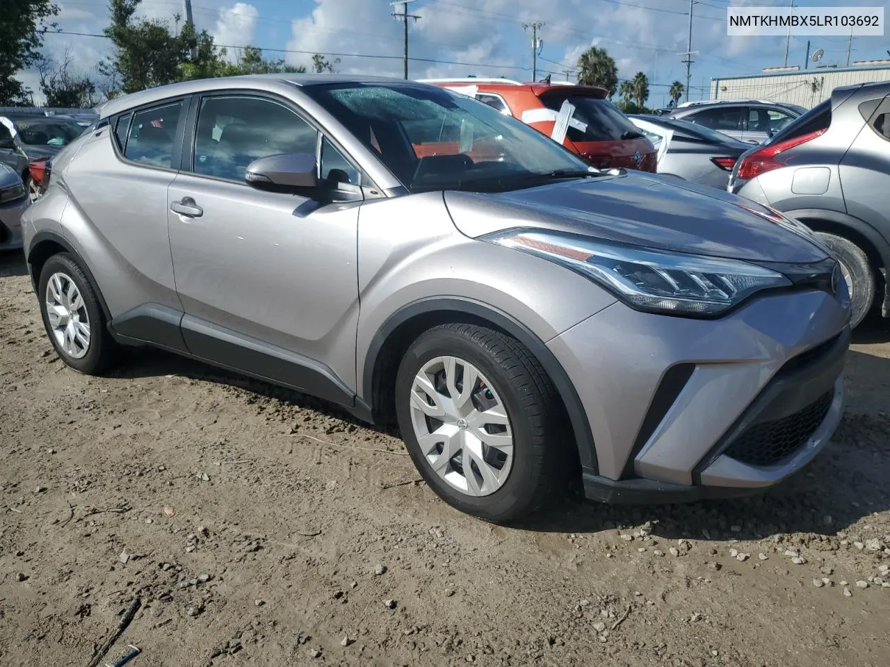 2020 Toyota C-Hr Xle VIN: NMTKHMBX5LR103692 Lot: 73791374