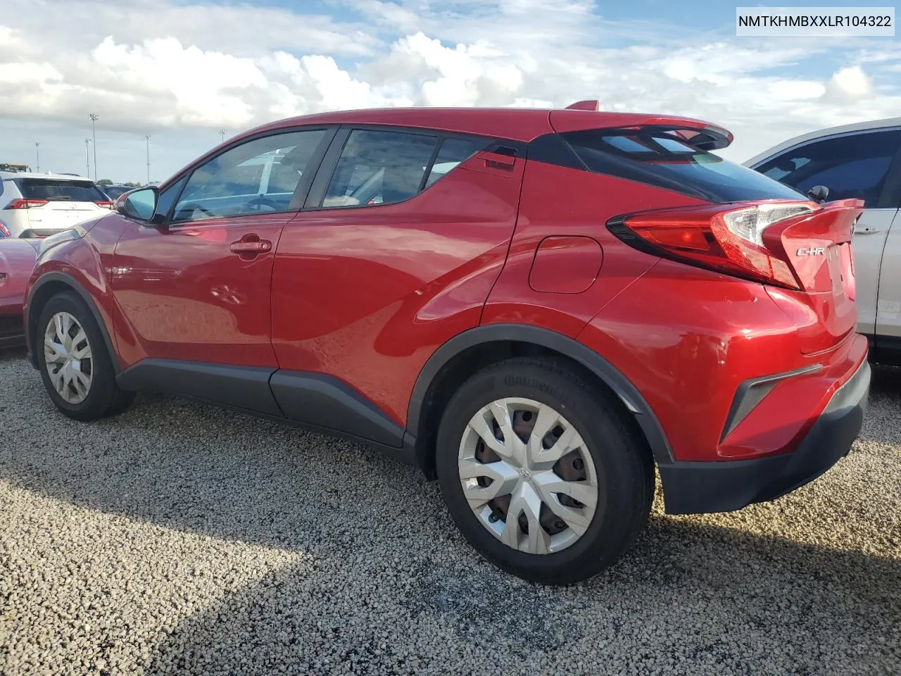 2020 Toyota C-Hr Xle VIN: NMTKHMBXXLR104322 Lot: 74489144