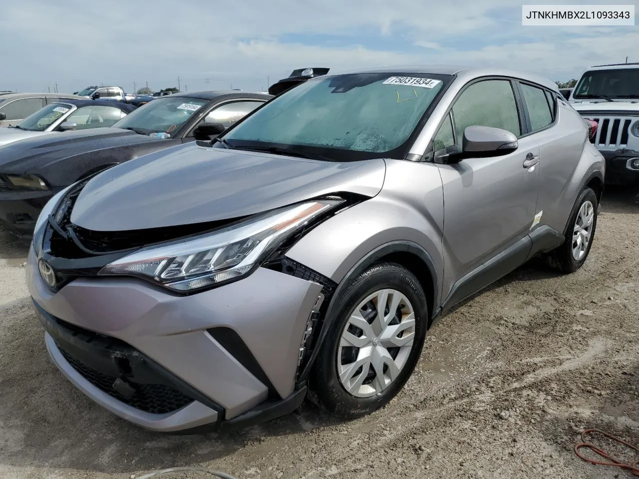 2020 Toyota C-Hr Xle VIN: JTNKHMBX2L1093343 Lot: 75031934