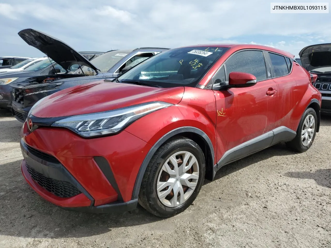 2020 Toyota C-Hr Xle VIN: JTNKHMBX0L1093115 Lot: 75038264