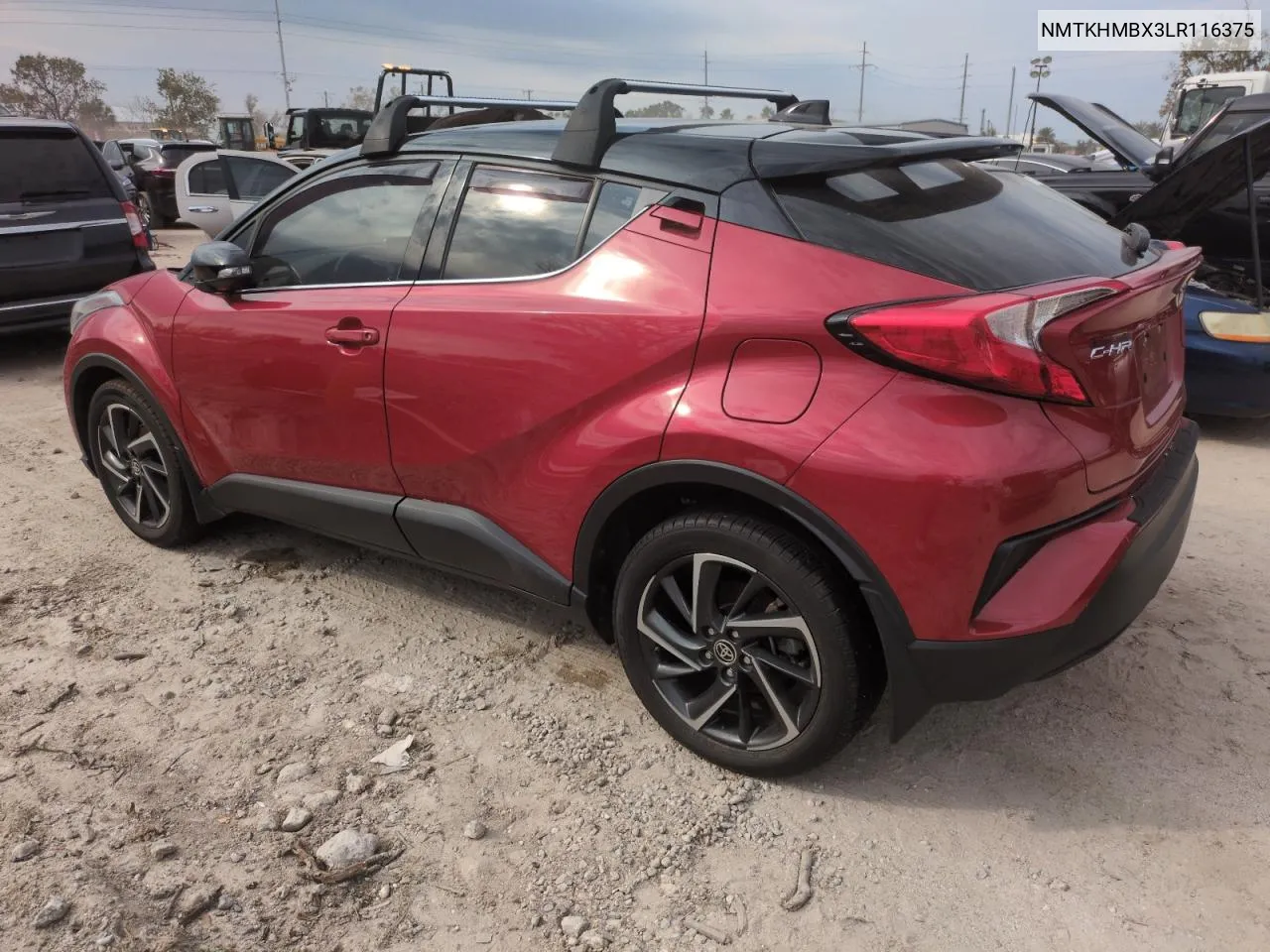 2020 Toyota C-Hr Xle VIN: NMTKHMBX3LR116375 Lot: 76001184