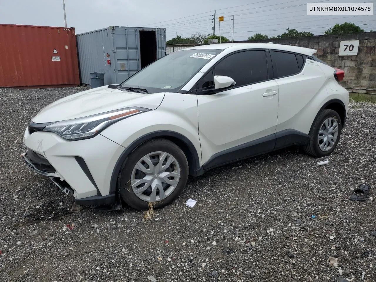 JTNKHMBX0L1074578 2020 Toyota C-Hr Xle