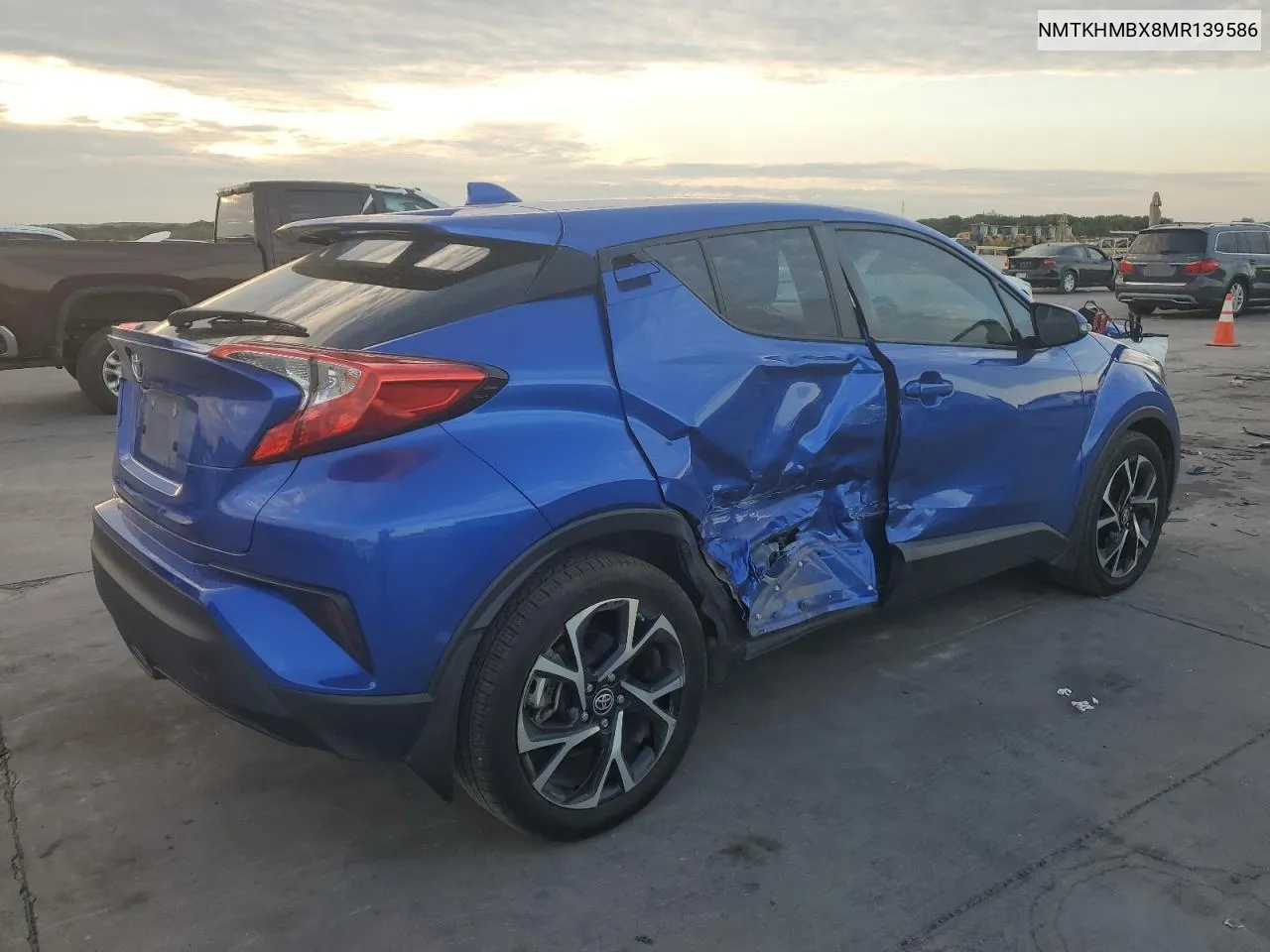 2021 Toyota C-Hr Xle VIN: NMTKHMBX8MR139586 Lot: 69561674