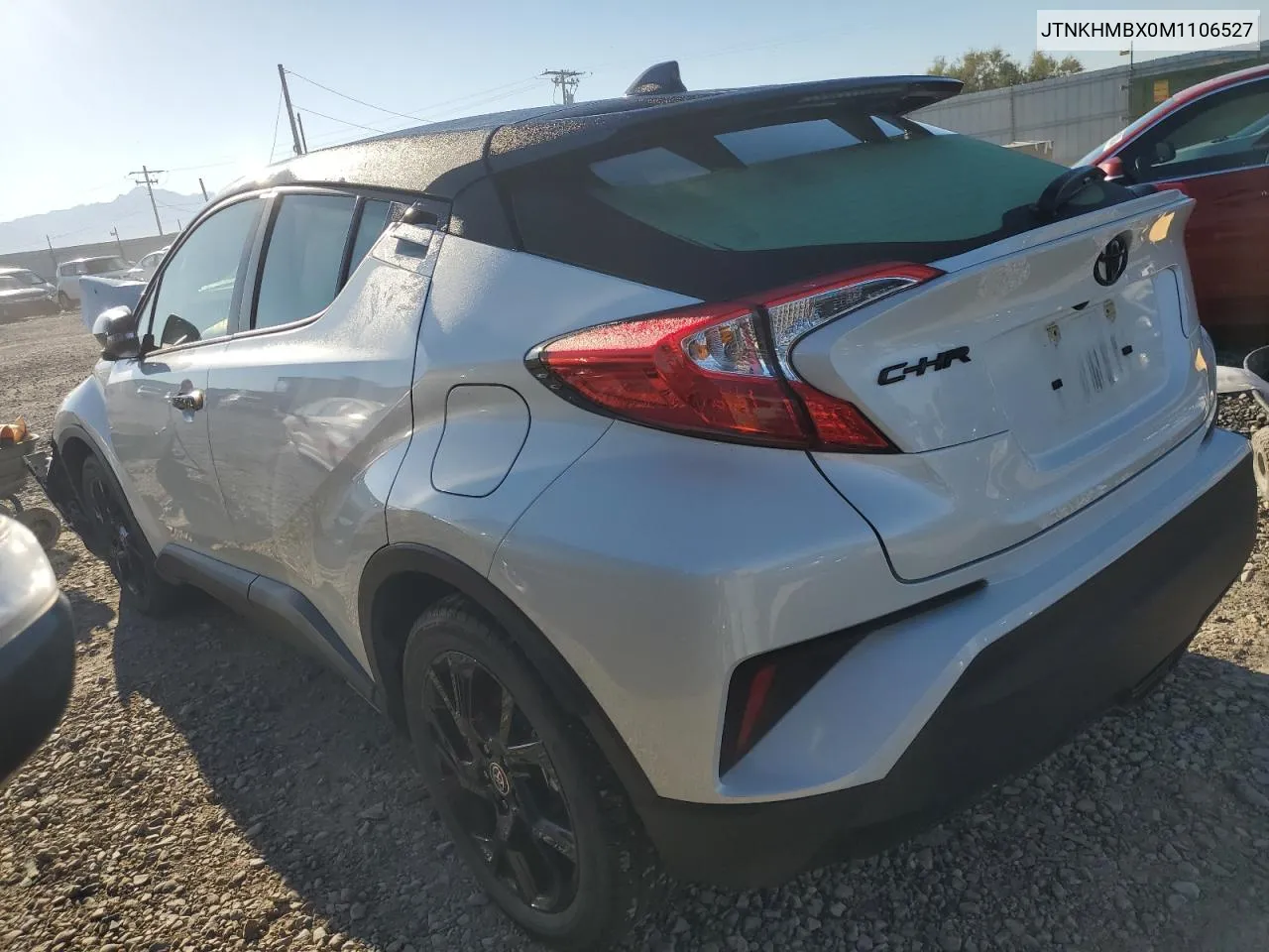 2021 Toyota C-Hr Xle VIN: JTNKHMBX0M1106527 Lot: 72046584