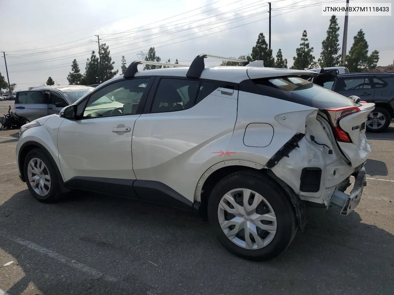 2021 Toyota C-Hr Xle VIN: JTNKHMBX7M1118433 Lot: 72640574