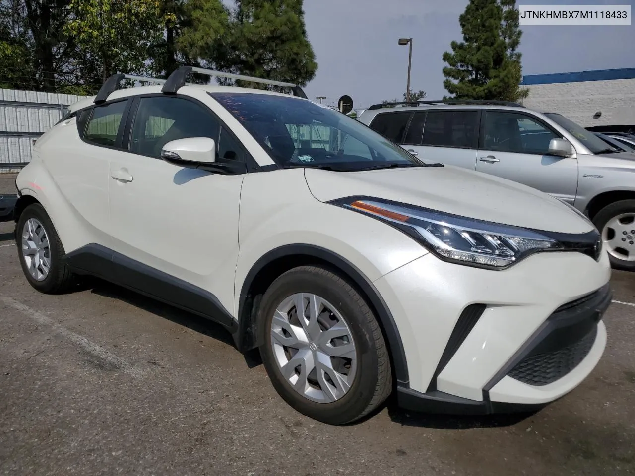 2021 Toyota C-Hr Xle VIN: JTNKHMBX7M1118433 Lot: 72640574