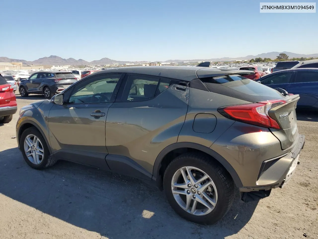 2021 Toyota C-Hr Xle VIN: JTNKHMBX3M1094549 Lot: 73162844