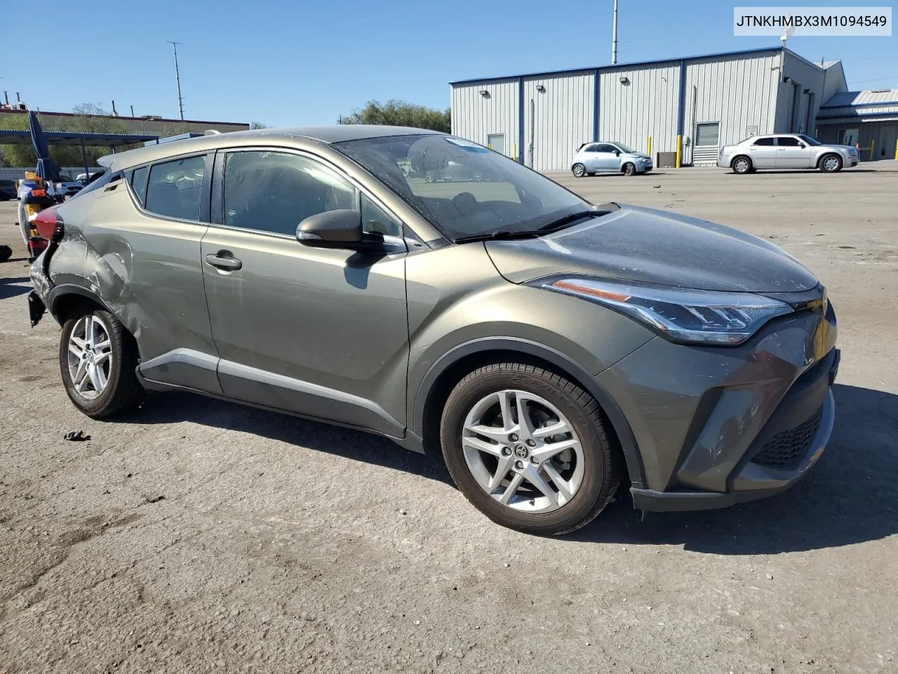 2021 Toyota C-Hr Xle VIN: JTNKHMBX3M1094549 Lot: 73162844