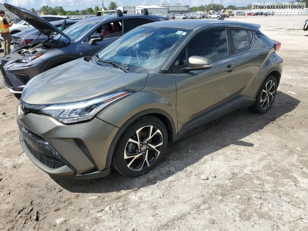 2021 Toyota C-Hr Xle VIN: JTNKHMBX6M1109092 Lot: 73871954