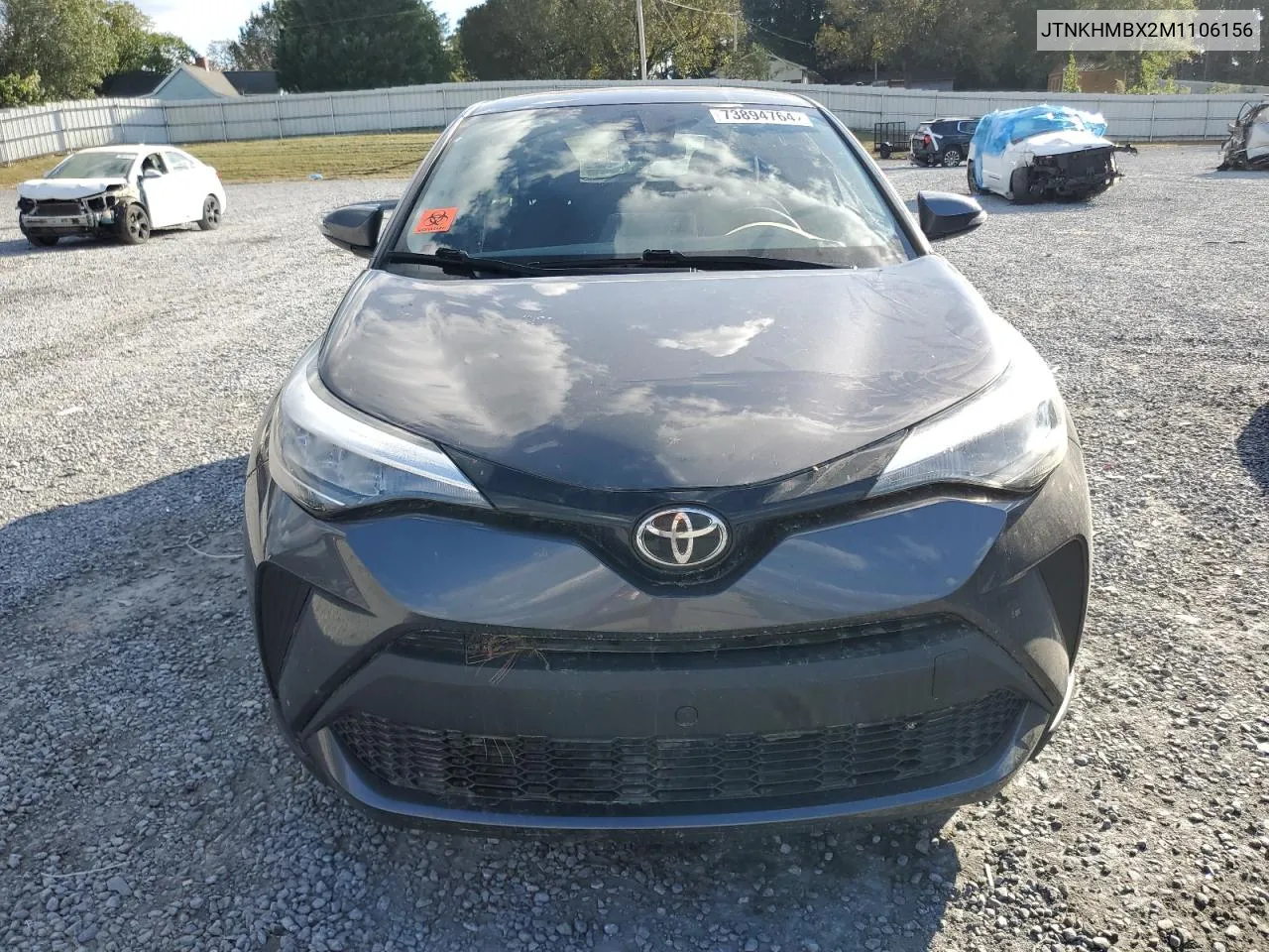 2021 Toyota C-Hr Xle VIN: JTNKHMBX2M1106156 Lot: 73894764