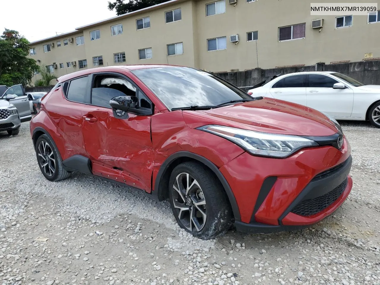 2021 Toyota C-Hr Xle VIN: NMTKHMBX7MR139059 Lot: 74675914