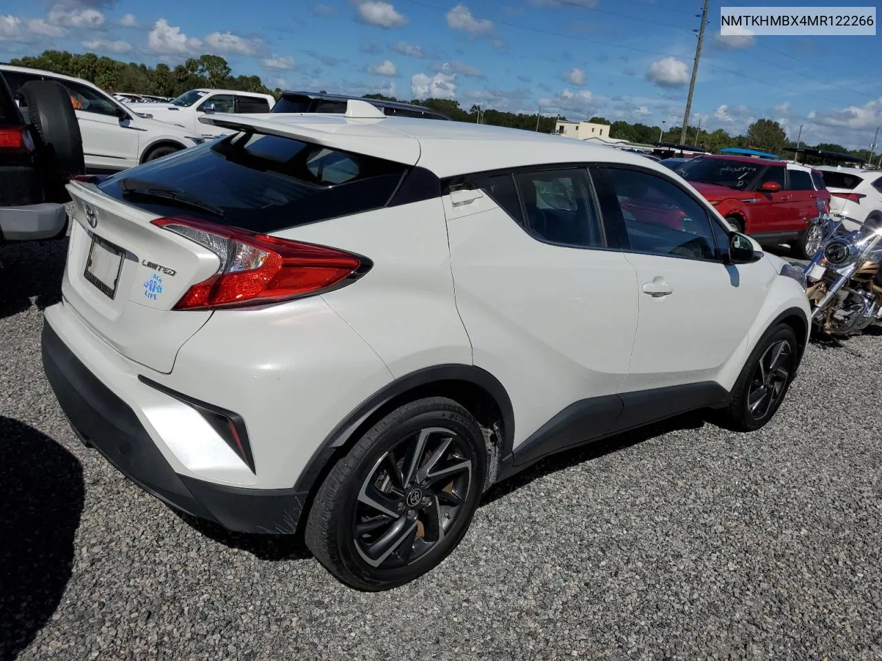 2021 Toyota C-Hr Xle VIN: NMTKHMBX4MR122266 Lot: 74846634