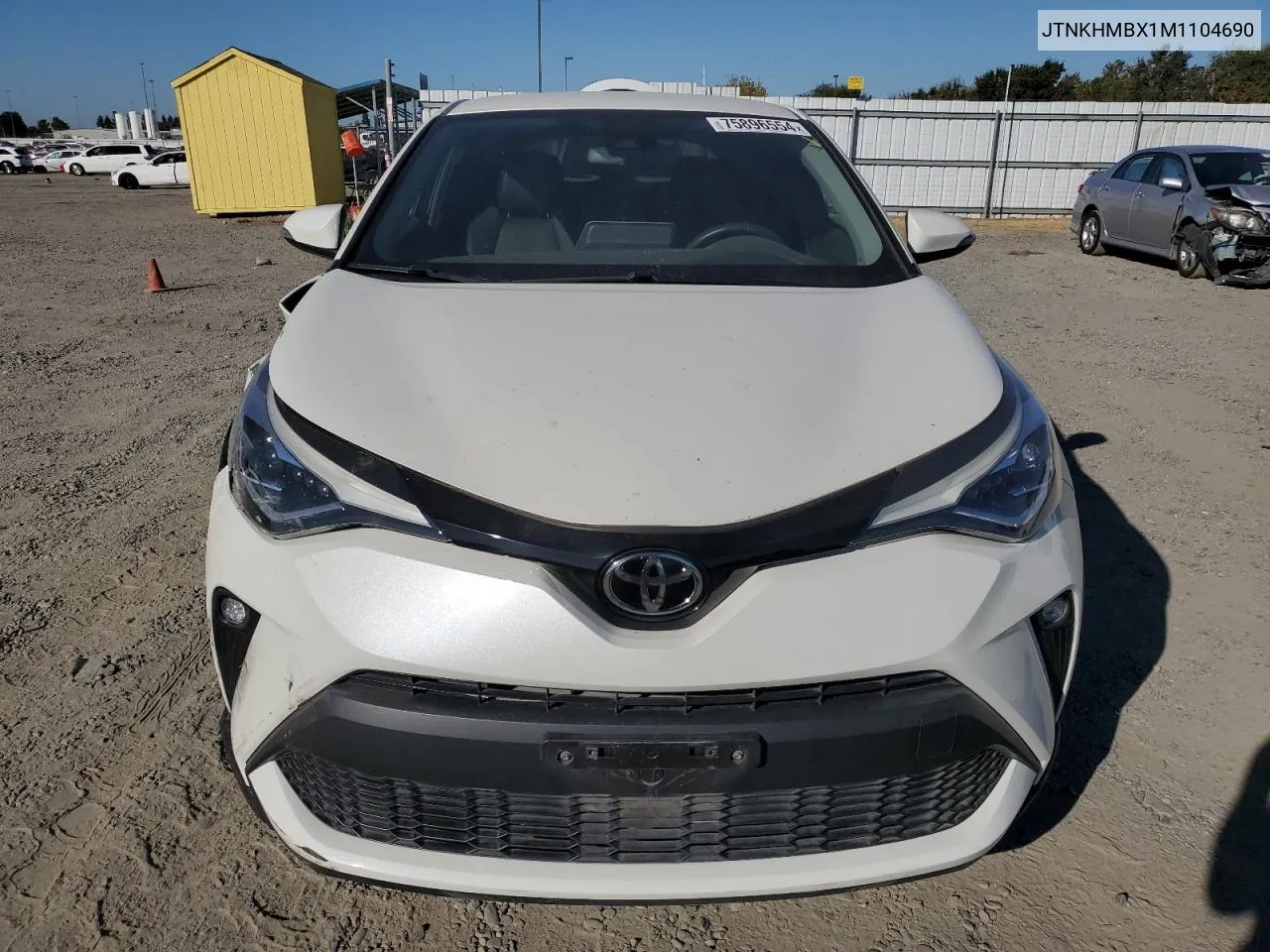 2021 Toyota C-Hr Xle VIN: JTNKHMBX1M1104690 Lot: 75896554