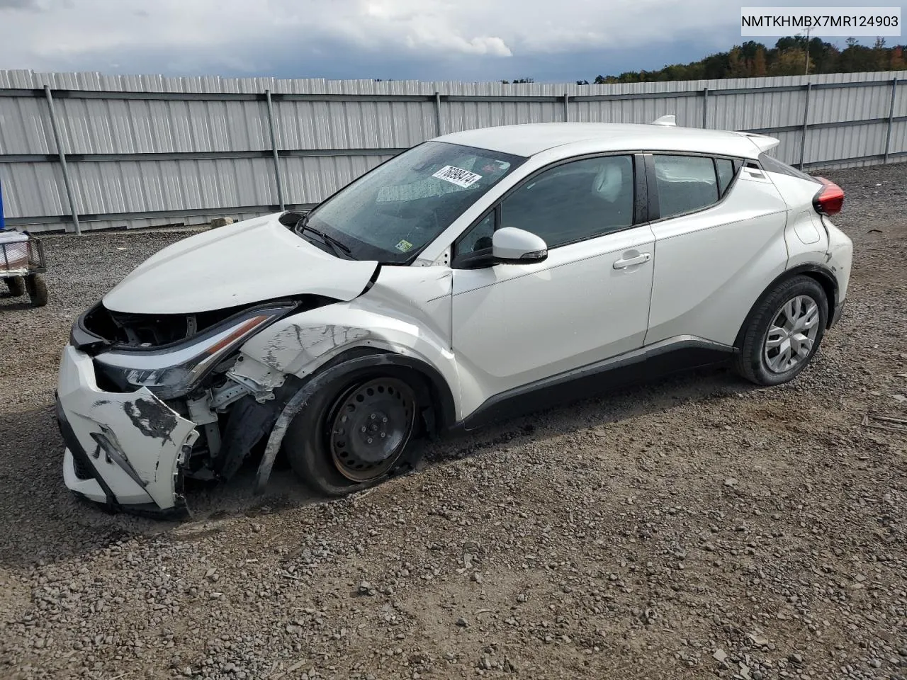 NMTKHMBX7MR124903 2021 Toyota C-Hr Xle