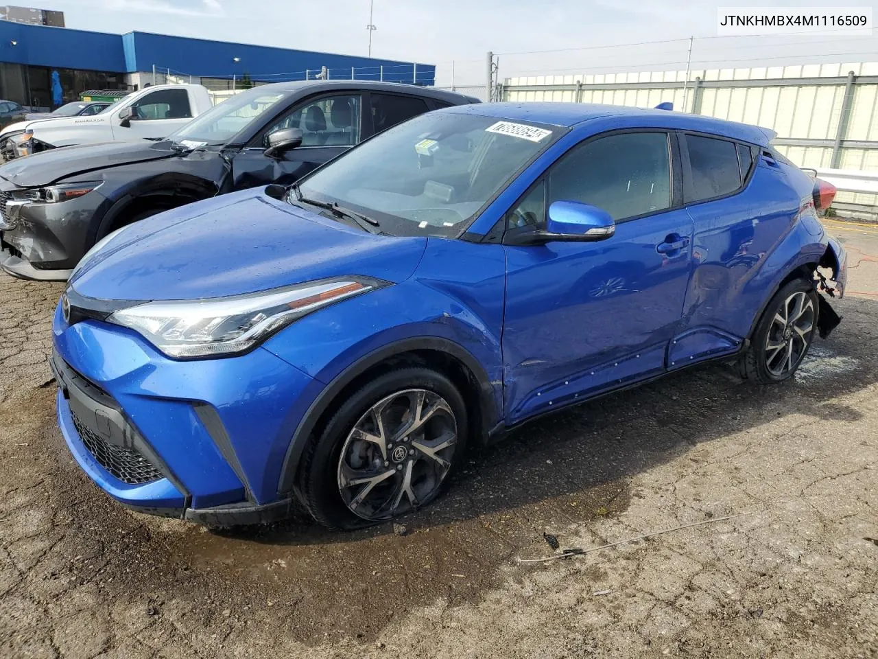 2021 Toyota C-Hr Xle VIN: JTNKHMBX4M1116509 Lot: 78688694