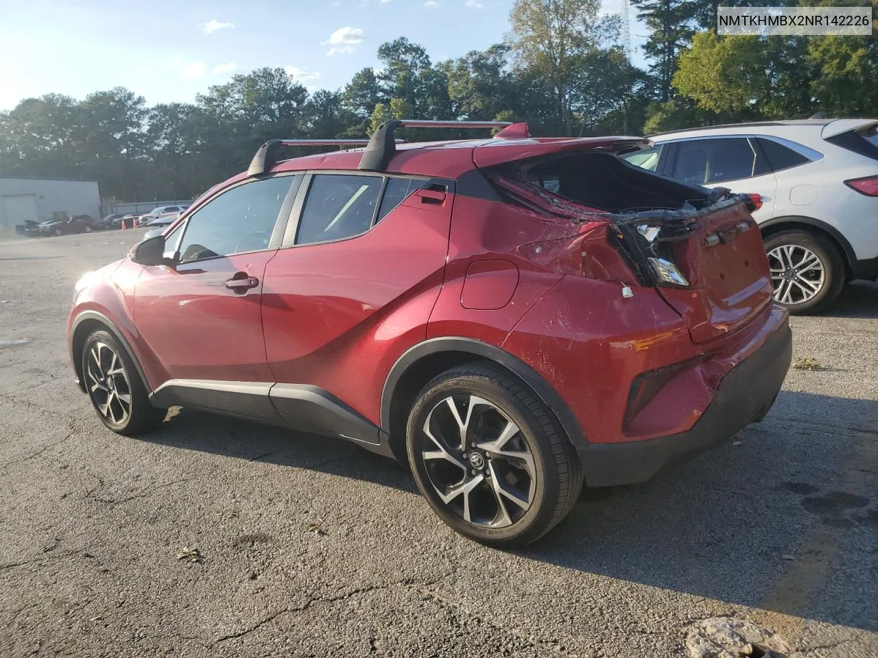 NMTKHMBX2NR142226 2022 Toyota C-Hr Xle