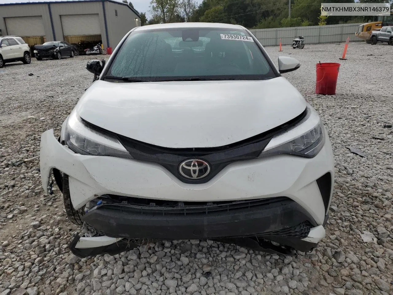 2022 Toyota C-Hr Xle VIN: NMTKHMBX3NR146379 Lot: 73930724