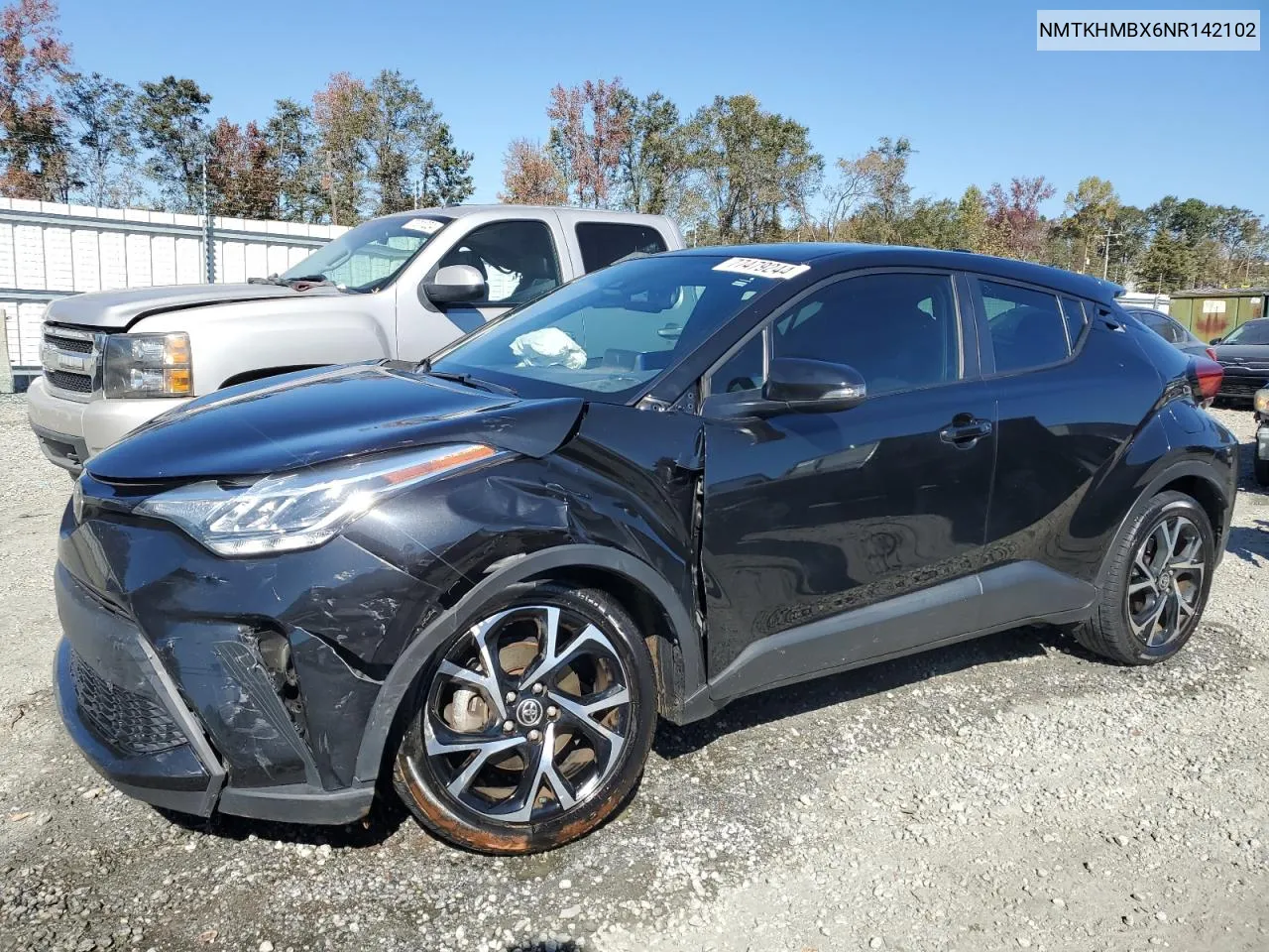 2022 Toyota C-Hr Xle VIN: NMTKHMBX6NR142102 Lot: 77479244