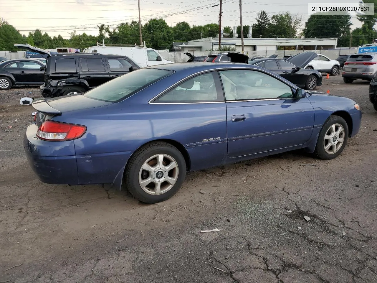 1999 Toyota Camry Solara Se VIN: 2T1CF28P0XC207531 Lot: 63361164